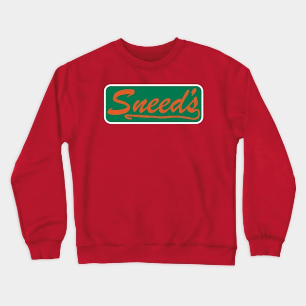 Sneed's - Meme, Ironic, Parody, Greentext Crewneck Sweatshirt by SpaceDogLaika